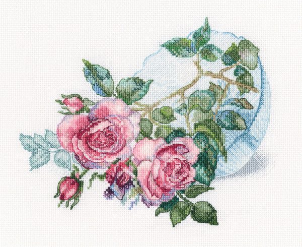 click here to view larger image of Tender Flower Buds (counted cross stitch kit)