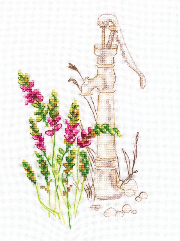 click here to view larger image of Bloomy Herbs M775 (counted cross stitch kit)