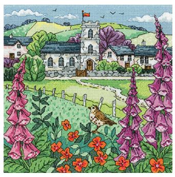 click here to view larger image of Village Church (counted cross stitch kit)