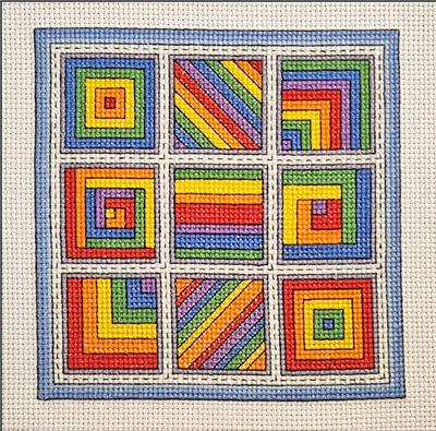 click here to view larger image of Quilt Blocks 15 - Rainblocks (chart)