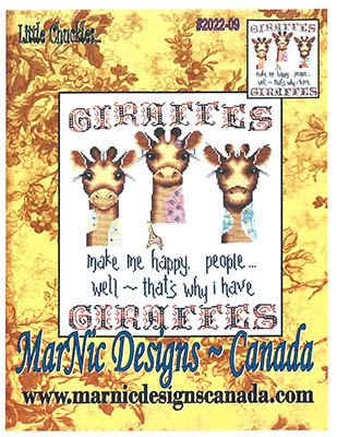 click here to view larger image of Giraffes Make Me Happy (chart)