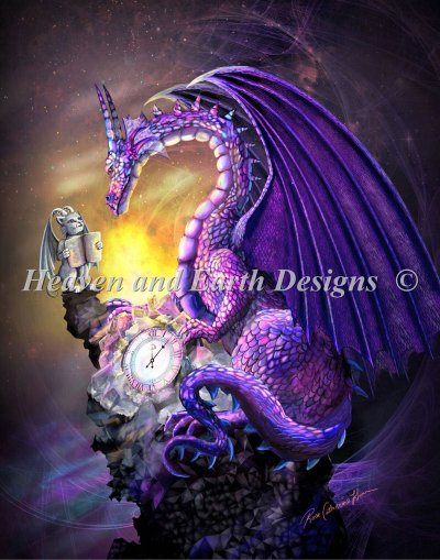 click here to view larger image of Amethyst Dragon/Mini - Rose Khan (chart)