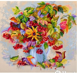 click here to view larger image of Autumn Star (counted cross stitch kit)