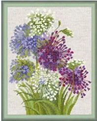 click here to view larger image of Allium (counted cross stitch kit)
