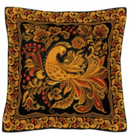 click here to view larger image of Khokhloma Cushion/Panel (counted cross stitch kit)