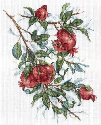 click here to view larger image of Pomegranate Tree (counted cross stitch kit)