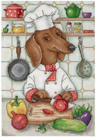 click here to view larger image of Cook (counted cross stitch kit)