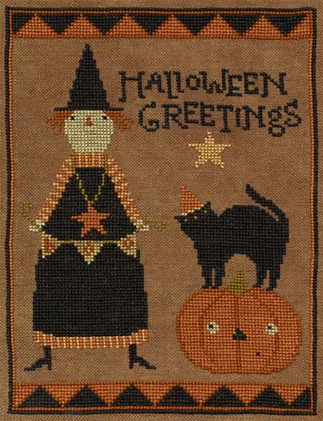 click here to view larger image of Halloween Greetings (chart)