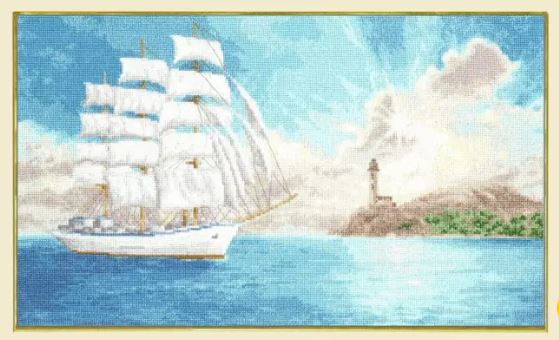 click here to view larger image of Frigate  (counted cross stitch kit)