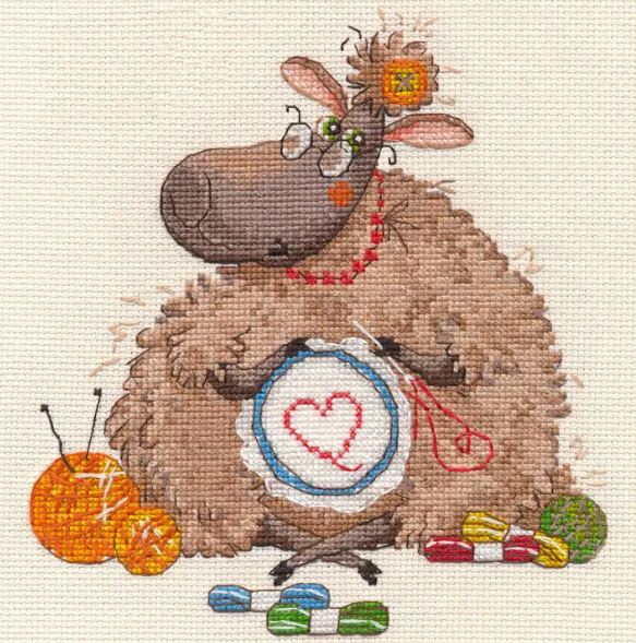 click here to view larger image of Sheep (counted cross stitch kit)