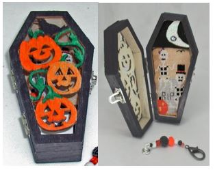 click here to view larger image of Haunted Casket Kit (counted cross stitch kit)