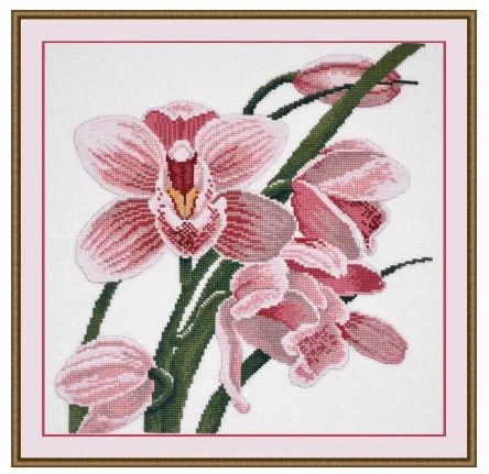 click here to view larger image of Orchid  (counted cross stitch kit)