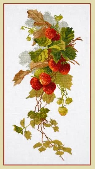 click here to view larger image of Strawberries  (counted cross stitch kit)