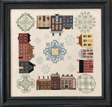 click here to view larger image of Quaker Village Sampler (chart)