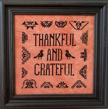 click here to view larger image of Thankful and Grateful (chart)