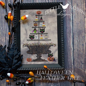 click here to view larger image of Hallowe'en Feather Tree (chart)