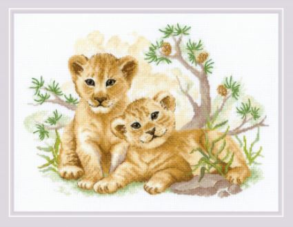 click here to view larger image of Savannah Children (counted cross stitch kit)
