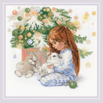 click here to view larger image of My Beloved Bunnies (counted cross stitch kit)