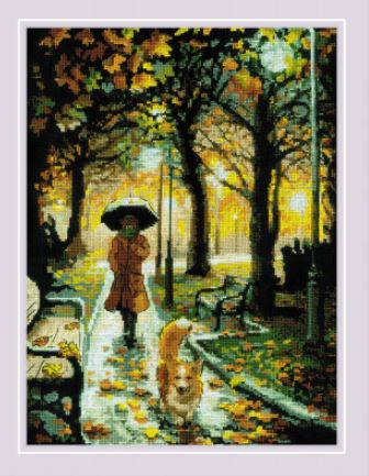 click here to view larger image of Night Park (counted cross stitch kit)