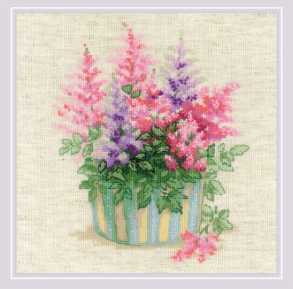 click here to view larger image of Astilbe (counted cross stitch kit)
