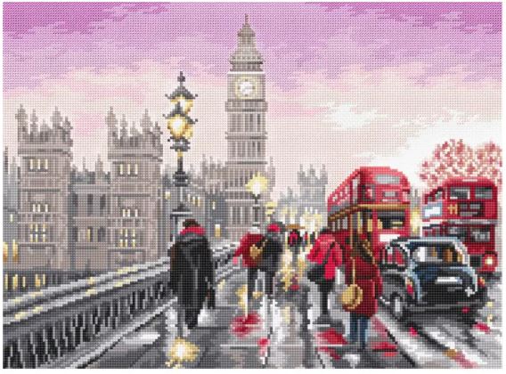 click here to view larger image of Westminster Bridge (counted cross stitch kit)