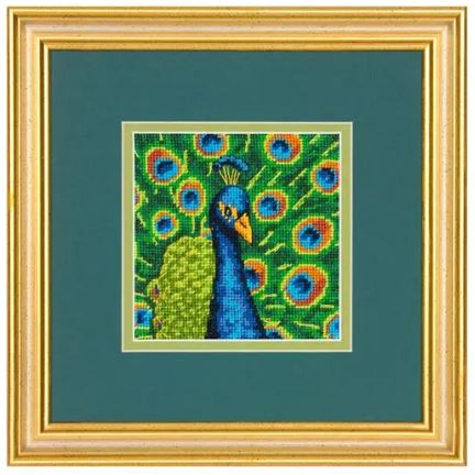 click here to view larger image of Colorful Peacock (needlepoint)