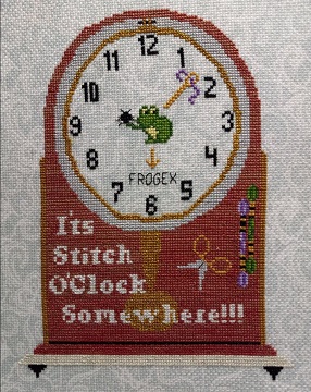 click here to view larger image of Its Stitch O Clock (chart)