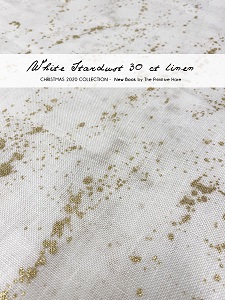 click here to view larger image of White Stardust Extra Cut - 30ct  - 70x70cm (Primitive Hare Fabric)