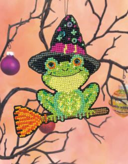 click here to view larger image of Hoppy Halloween (counted cross stitch kit)