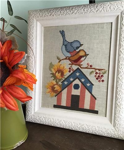 click here to view larger image of Birdhouse with Sunflowers (chart)
