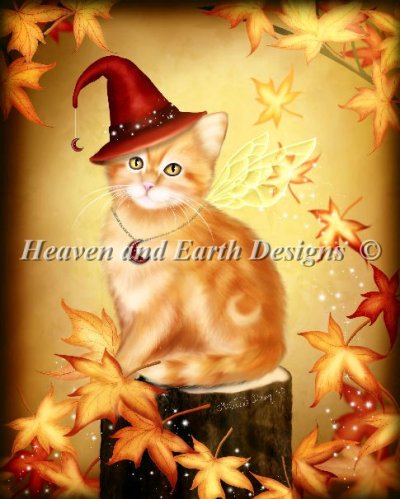 click here to view larger image of Autumn Cat Magic/Mini - Melissa Dawn (chart)