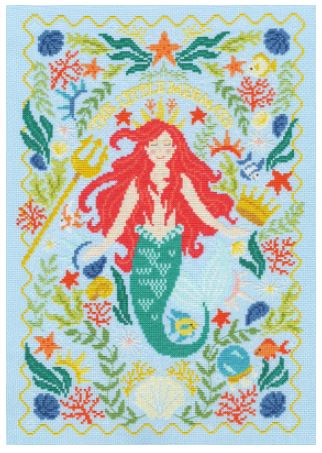 click here to view larger image of Under the Sea (counted cross stitch kit)