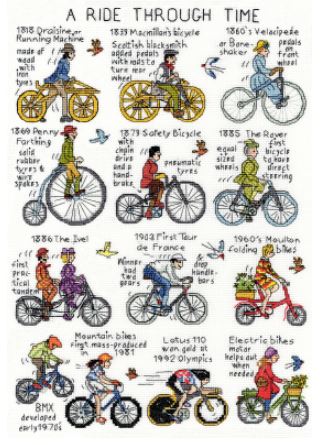 click here to view larger image of Ride Through Time, A (counted cross stitch kit)