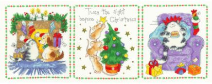 click here to view larger image of Twas the Night Before Christmas (counted cross stitch kit)