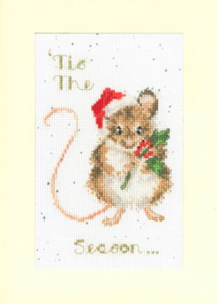 click here to view larger image of Tis the Season - Christmas Cards Collection (counted cross stitch kit)