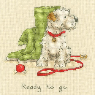 click here to view larger image of Ready to Go (counted cross stitch kit)