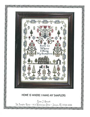 click here to view larger image of Home is Where I Hang My Samplers (chart)