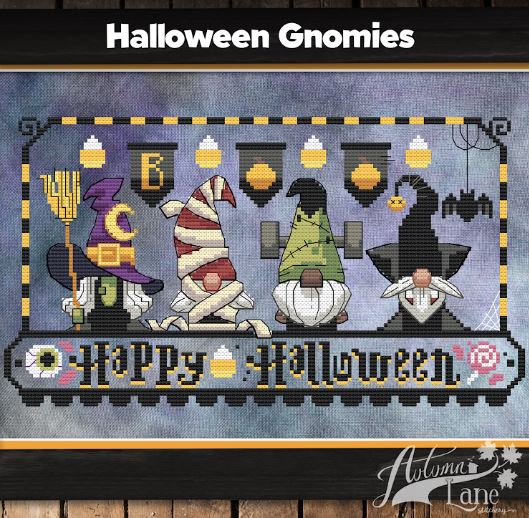 click here to view larger image of Halloween Gnomies (Chart1)