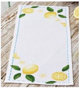click here to view larger image of Lemon Table Runner (counted cross stitch kit)