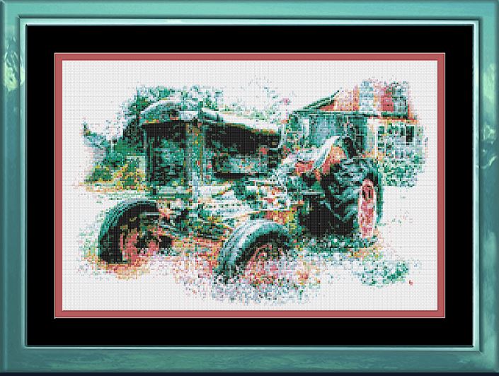 click here to view larger image of Old Green Tractor (chart)