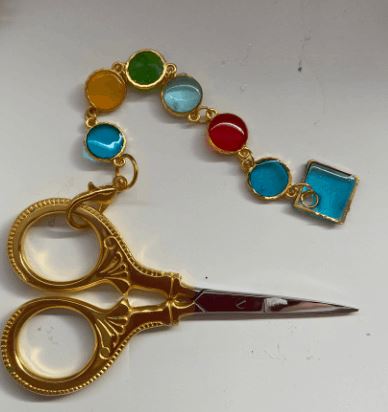 click here to view larger image of Autumn Scissor Fob (accessory)