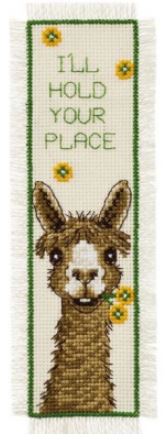 click here to view larger image of I'll Hold Your Place Bookmark (counted cross stitch kit)