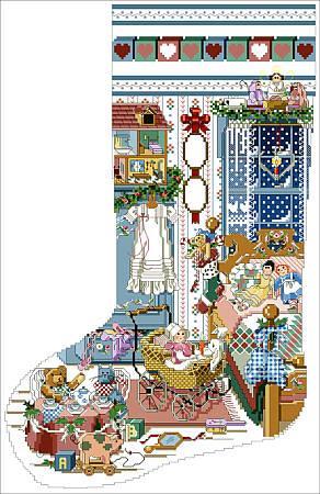click here to view larger image of Sugar and Spice Heirloom Stocking (chart)