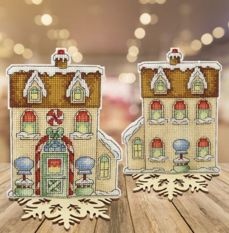 click here to view larger image of Fairy Tale - Gingerbread House (counted cross stitch kit)