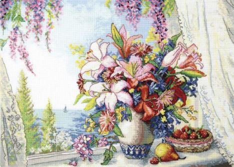 click here to view larger image of Sea Flavor (counted cross stitch kit)