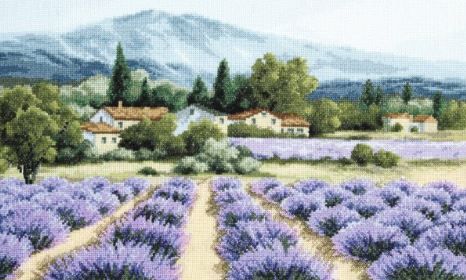 click here to view larger image of Mountain Lavender (counted cross stitch kit)