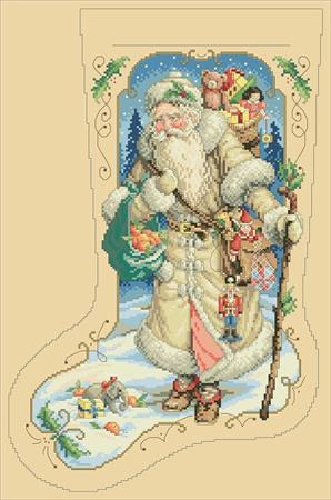 click here to view larger image of Father Winter Stocking (chart)