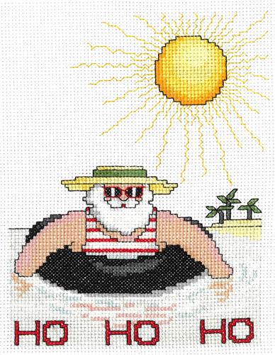 click here to view larger image of Sunburned Santa - Mary Engelbreit (counted cross stitch kit)