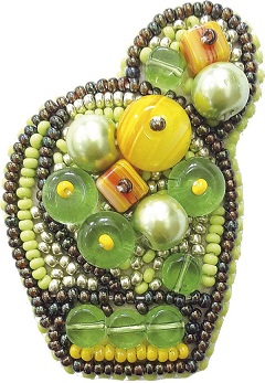 click here to view larger image of Bright Cactus (bead kit)