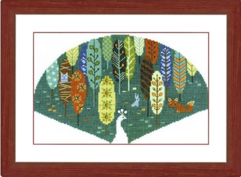 click here to view larger image of In the Forest Kingdom (counted cross stitch kit)